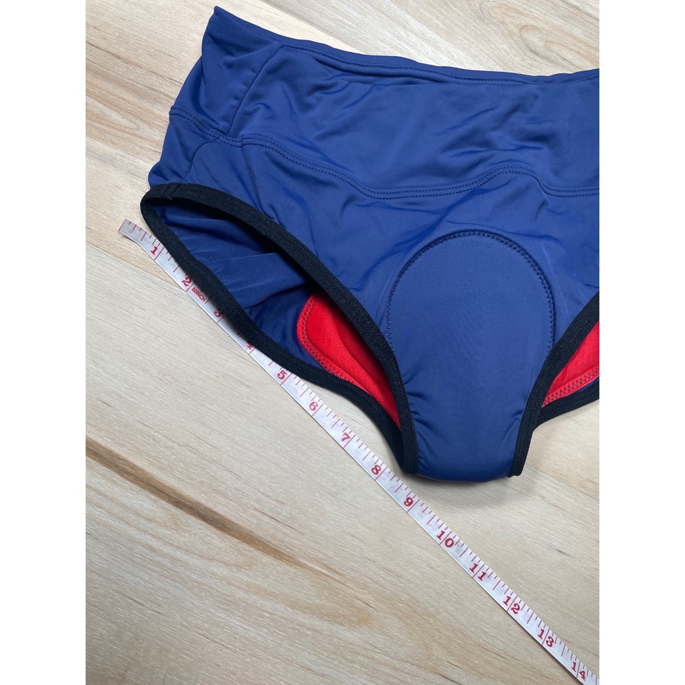 Baleaf Womens Padded Cycling Underwear Shorts Navy Blue 3D Chamois Size Medium - Picture 6 of 8